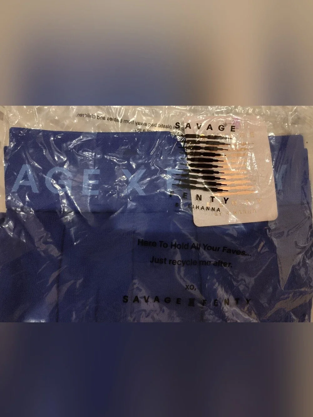 Savage X Fenty Violet Blue & Goth Blue Ripple Effect Boxer Briefs - L